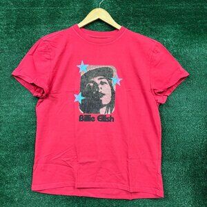 Billie Eilish  Dice and Stars Hit Me Hard and Soft T-Shirt Size Medium